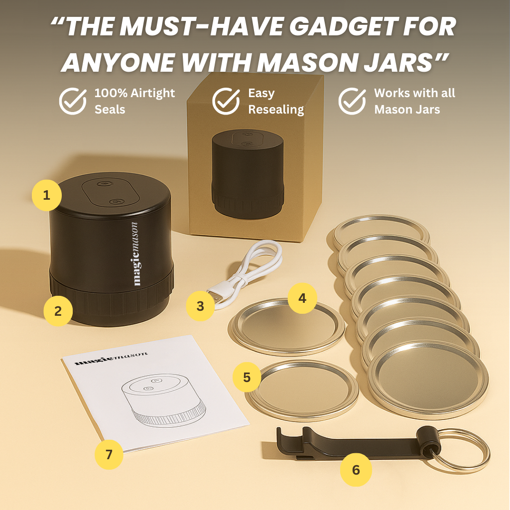 The Magic Mason® Vacuum Sealer Kit